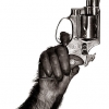 Обязьяна с револьвером, Нью-Йорк, 1992 - Альберт Уотсон (Albert Watson)