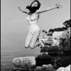 Французская актриса Бриджитт Бардо (Brigitte Bardot), серия "Jump" - Филипп Халсман (Philippe Halsman)