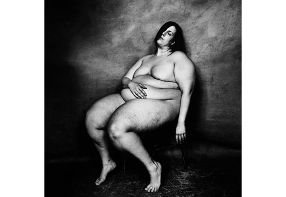Irving Penn, Large Nude Woman Seated, April 2004