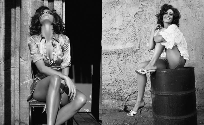 Лайн Гост в образе Софи Лорен (Sophia Loren) 8.