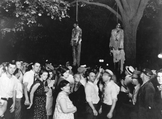 Линчевание Тома Шиппа и Эйб Смит, штат Индиана, 7 августа 1930, Hulton Archive/Getty Images